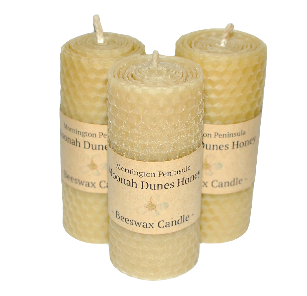 Moonah Dunes Honey - Beeswax Candle