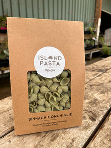 Island Pasta Spinach Conchiglie (500g)