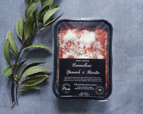 Cannelloni spinach & ricotta - Aston Lucas Gourmet