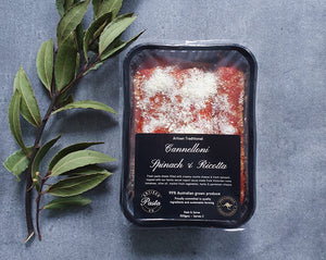 Aston Lucas Gourmet - Cannelloni Spinach & Ricotta Veg